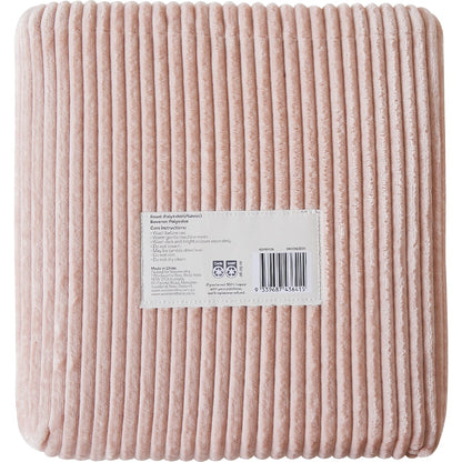 Queen Flannel Quilt Cover Set Pink Stripe Each