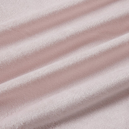 Floral Faux Fur Throw Pink Each