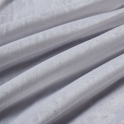 Wavy Faux Fur Throw Grey Each