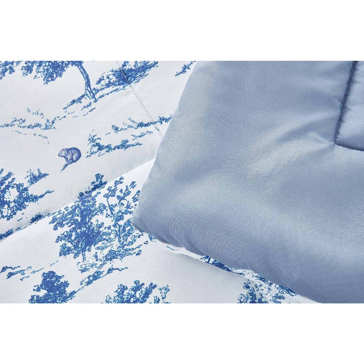 Queen/king Comforter Bed Set Blue Each