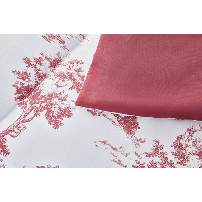 Queen/king Comforter Bed Set Burgundy Each