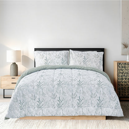 Queen/king Comforter Bed Set Green Each