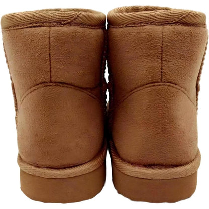 Kids Slipper Boots Tan Size 5/6 Each
