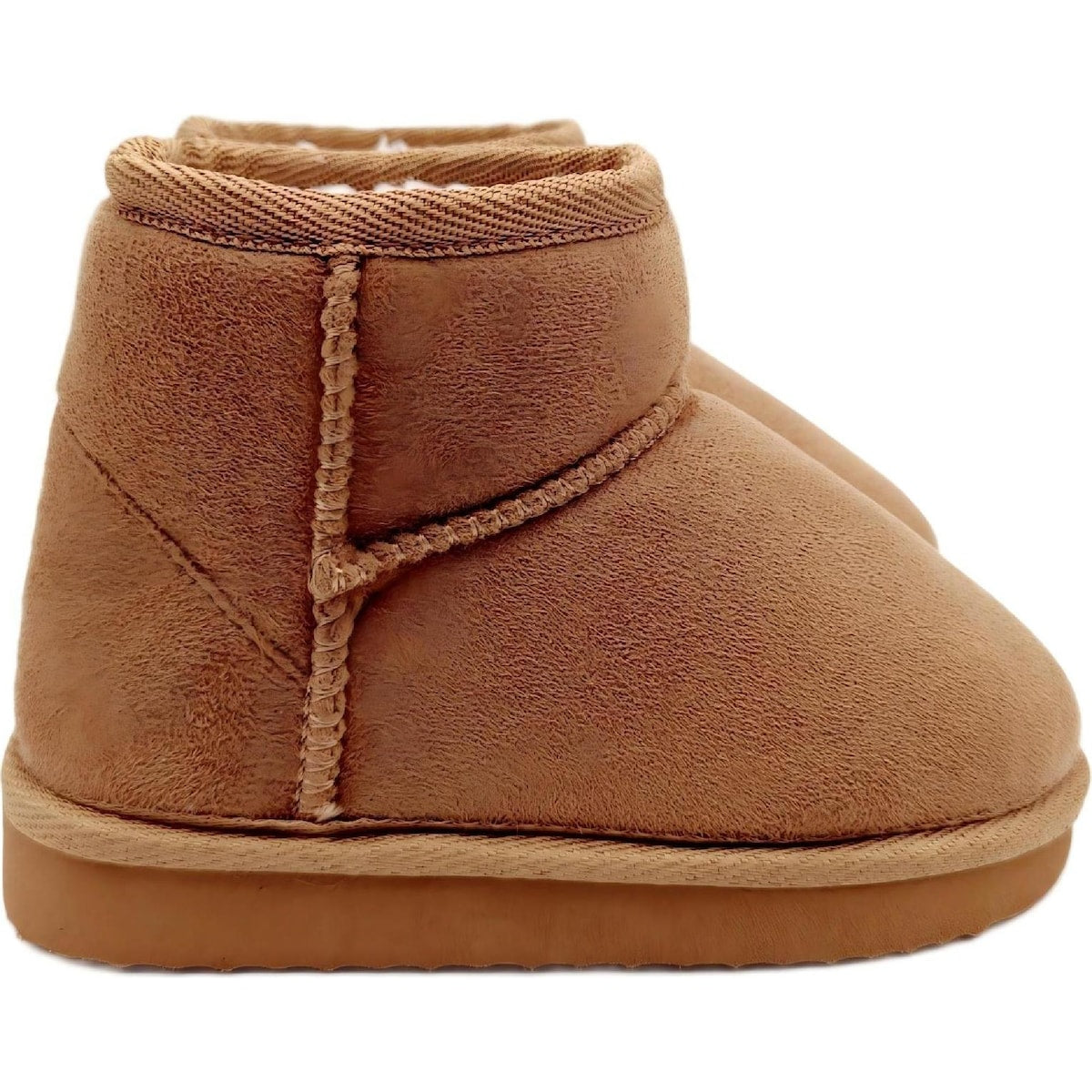 Kids Slipper Boots Tan Size 5/6 Each