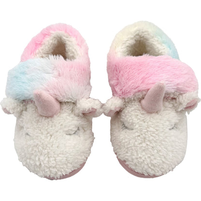 Kids Unicorn Slippers Size 9/10 Each