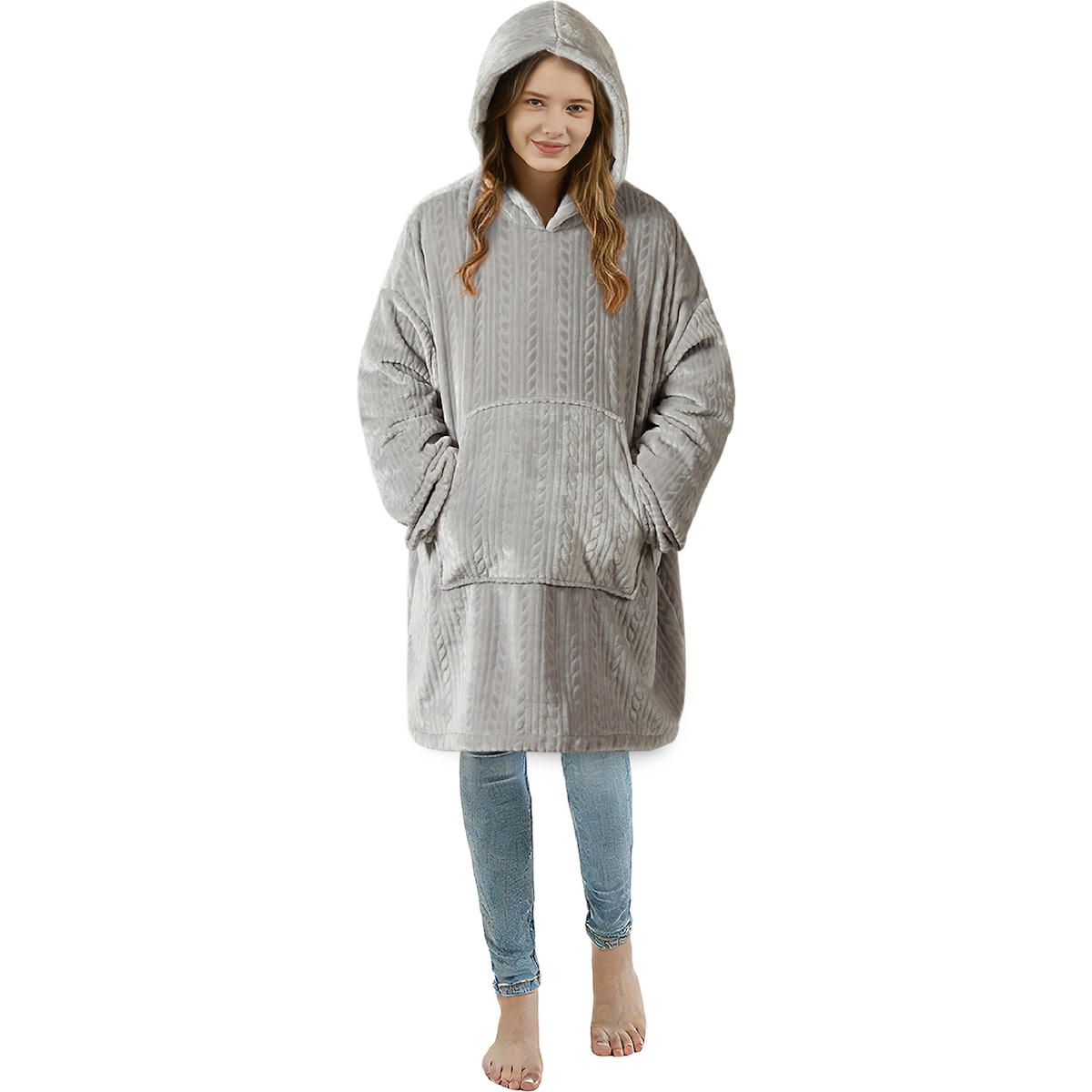 Oversized Hoodie Grey Each