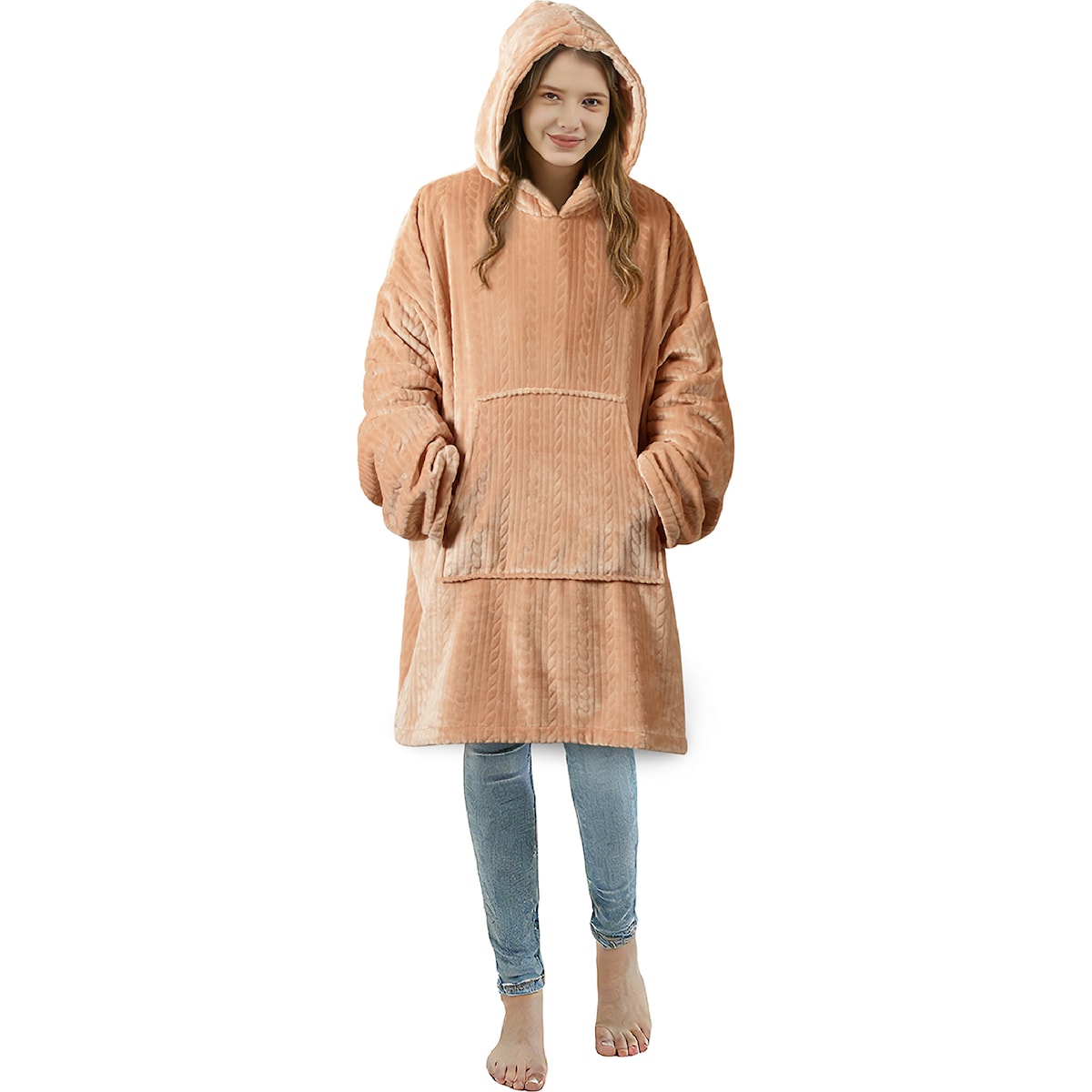 Oversized Hoodie Orange Each