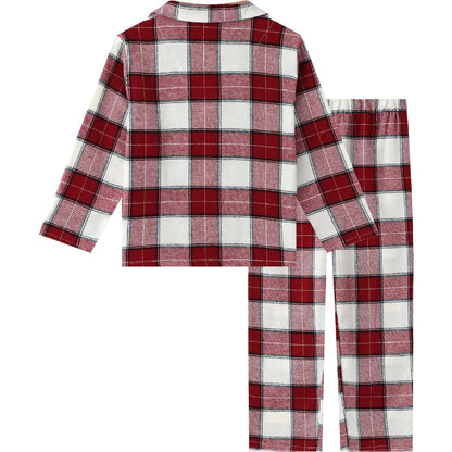 Kids Flannelette Pyjamas Red Size 2 Each