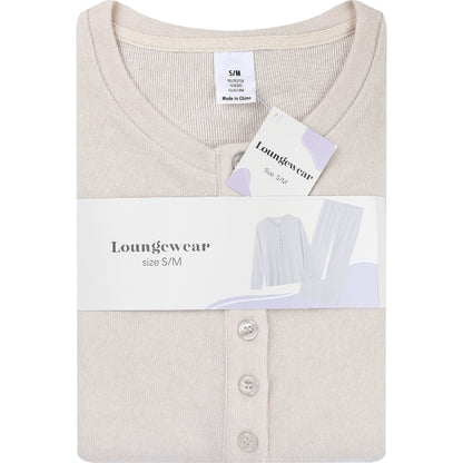 Loungewear Set Beige Size S/m Each