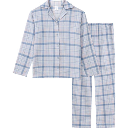 Ladies Flannelette Pyjamas Blue Size S Each
