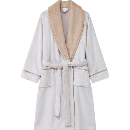 Ladies Robe Beige Size S/m Each