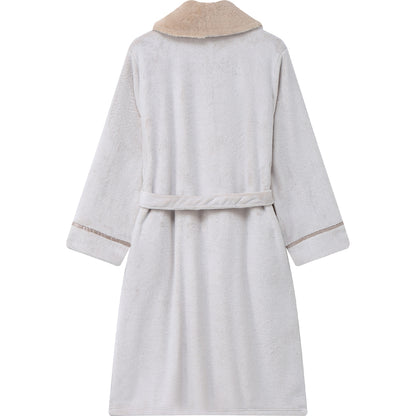 Ladies Robe Beige Size L/xl Each
