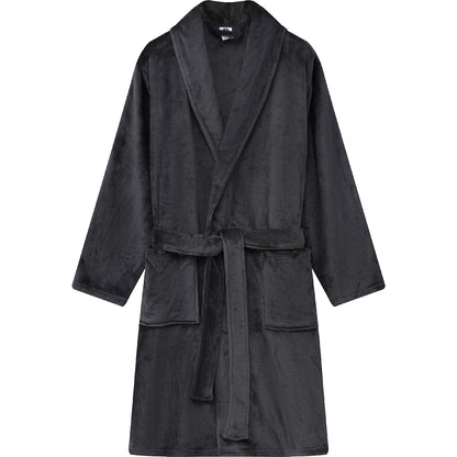 Mens Robe Black Size S/m Each