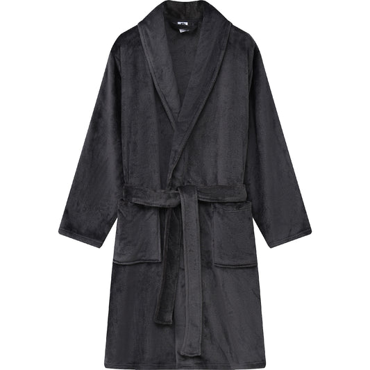 Mens Robe Black Size S/m Each