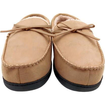 Mens Moccasin Slippers Tan Size 9/10 Each