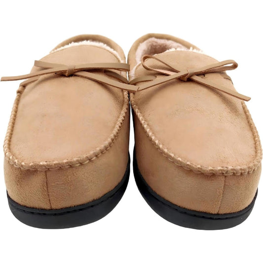 Mens Moccasin Slippers Tan Size 9/10 Each