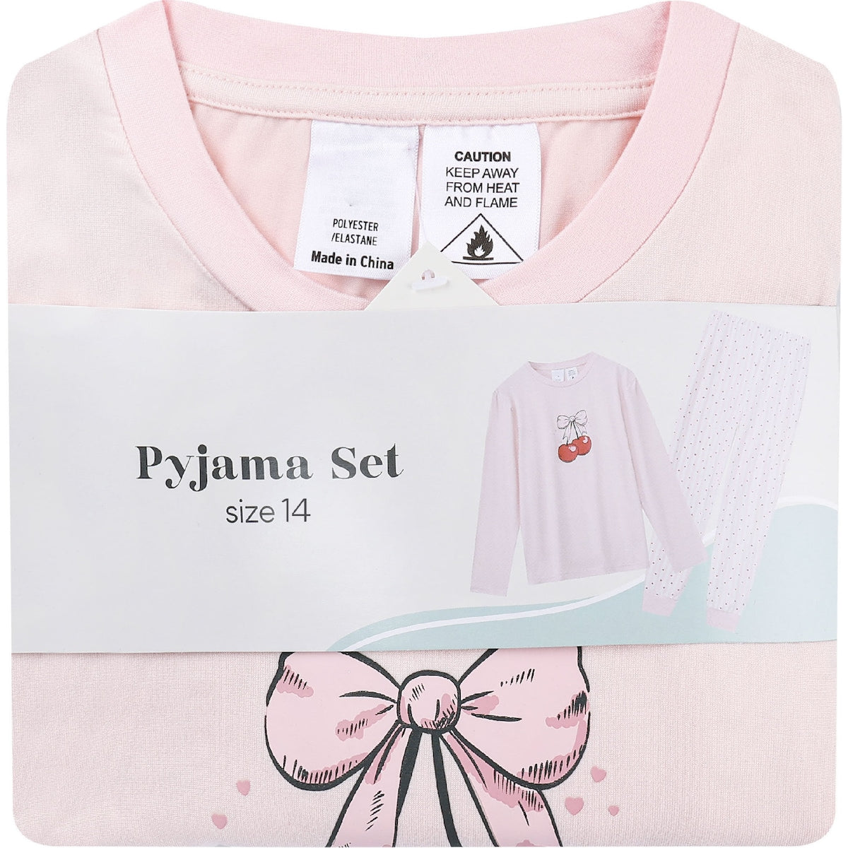 Kids Cherry Pyjamas Size 14 Each