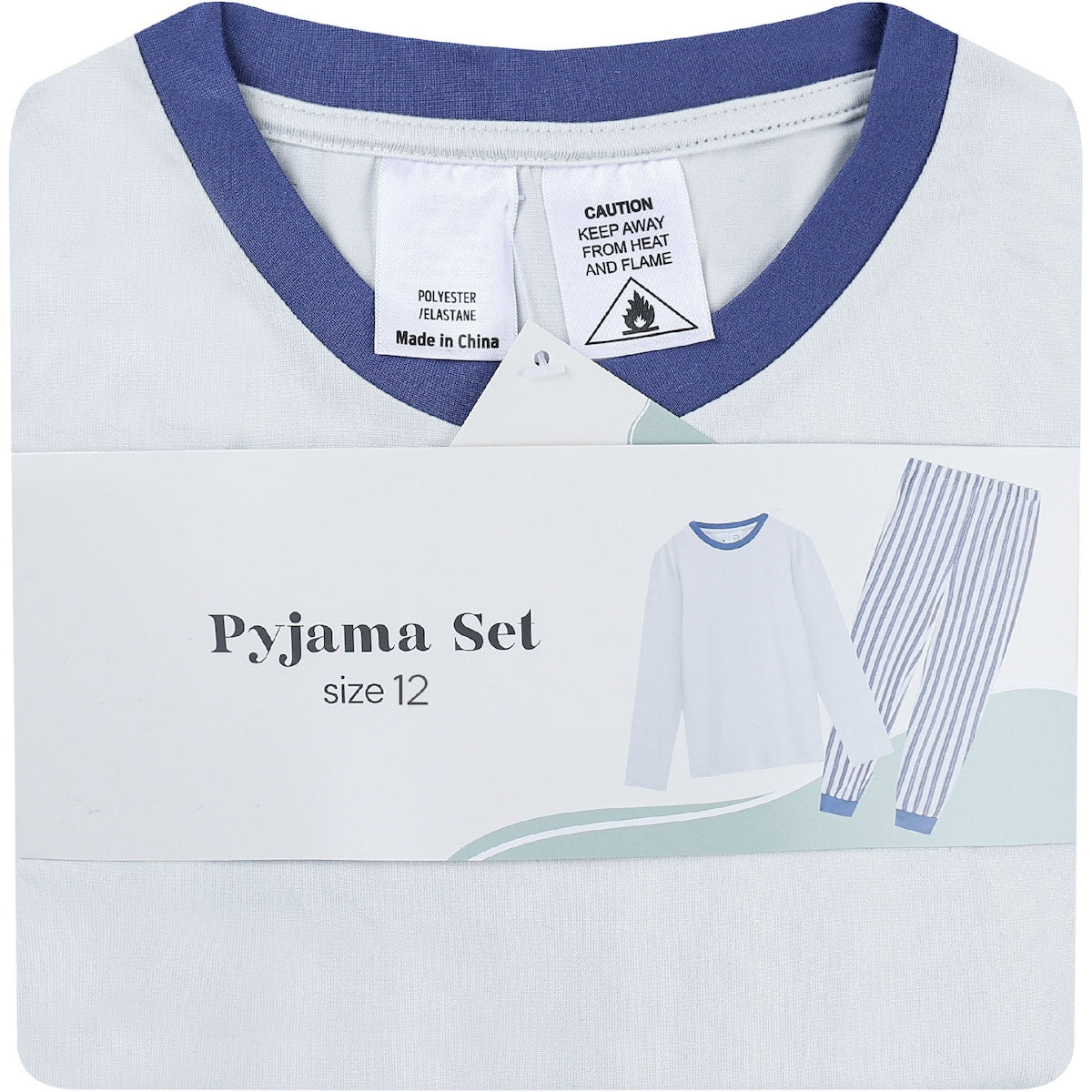 Kids Blue Pyjamas Size 12 Each