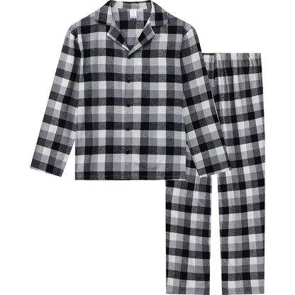 Mens Flannelette Pyjamas Grey Size M Each