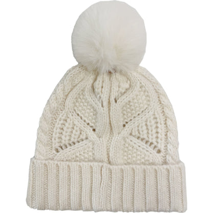 Ladies Beanie Cream Each