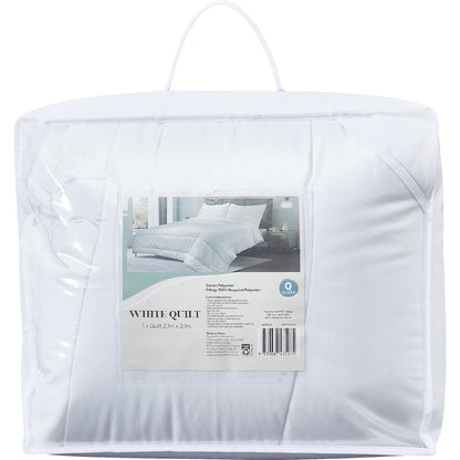 White Queen Bed Quilt Each