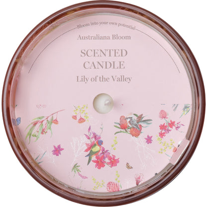 Australiana Bloom Scented Candle Lily Of The Valley Each