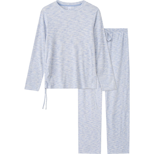 Rib Loungewear Blue Marble Size S/m Each