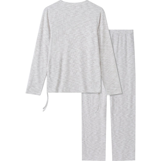 Rib Loungewear Grey Marble Size S/m Each