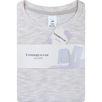 Rib Loungewear Grey Marble Size S/m Each