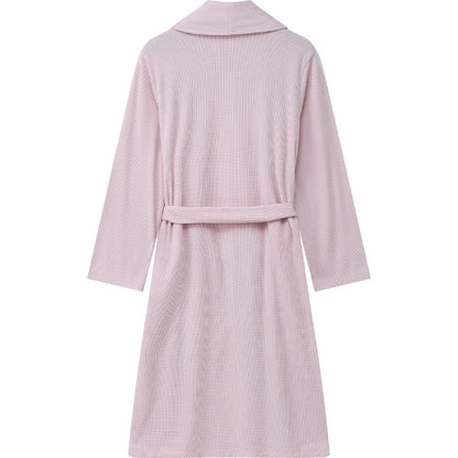 Ladies Waffle Robe Pink Size L/xl Each