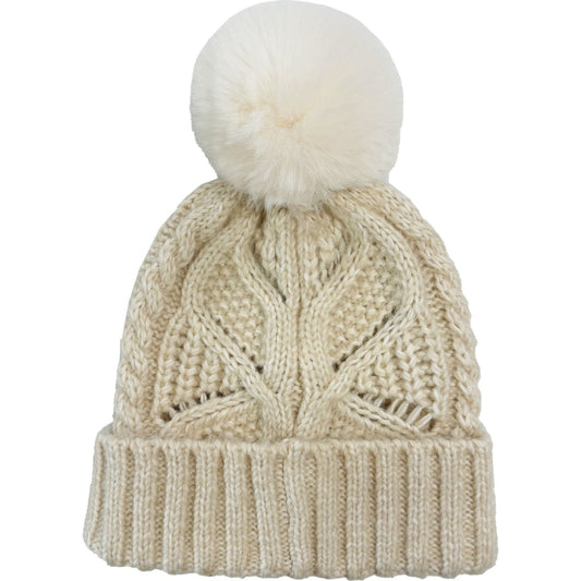 Ladies Beanie Beige Each