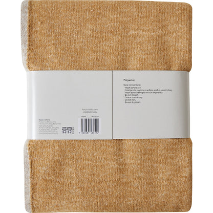 Soft Knit Throw Orange Each