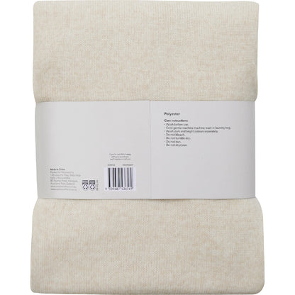 Soft Knit Throw Cream Each
