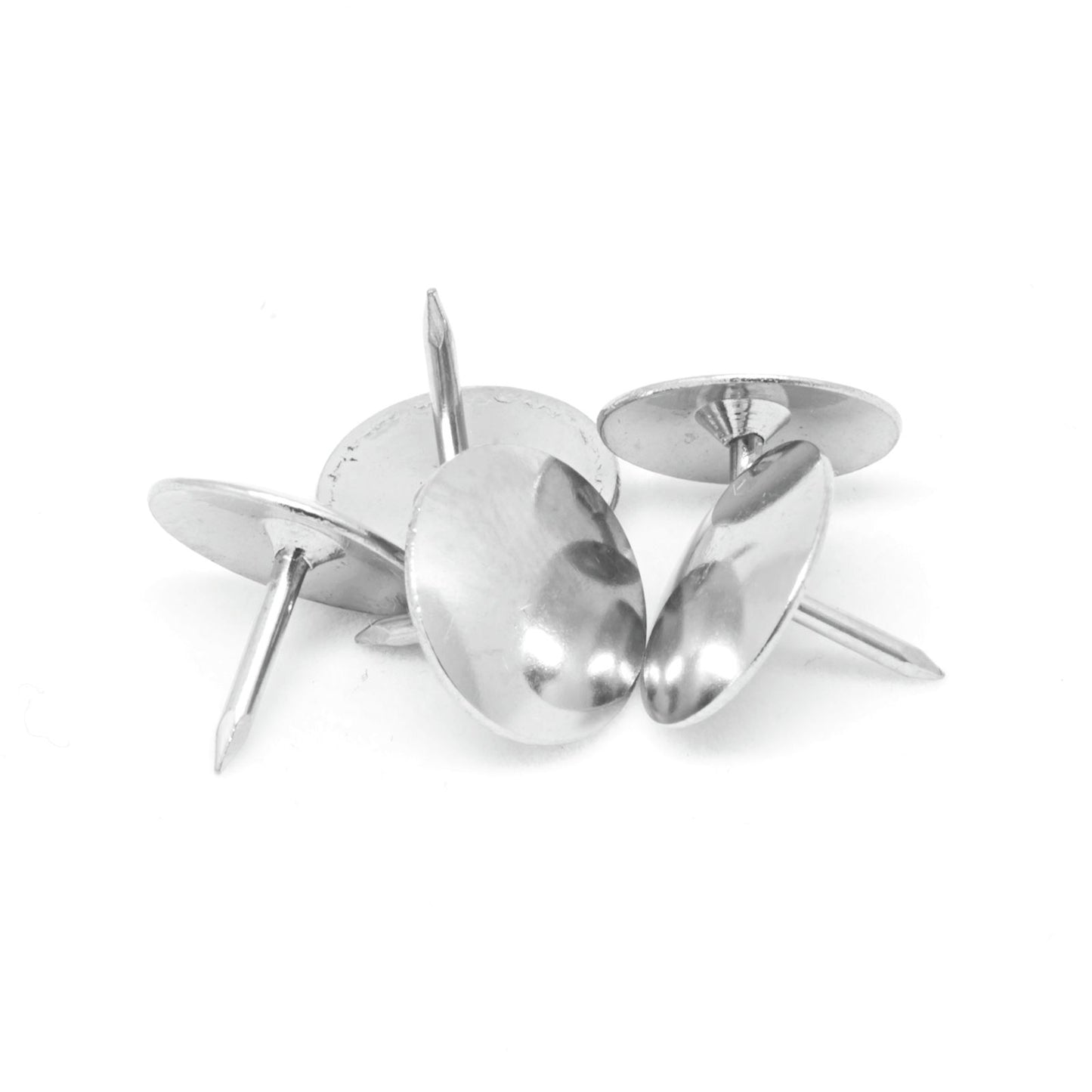 Pinnacle Upholstery Nails - Nickel - 50 Pack