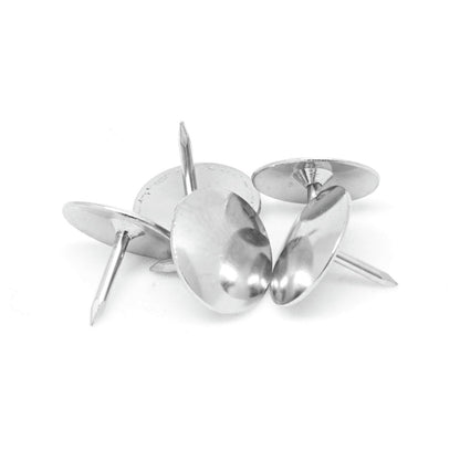 Pinnacle Upholstery Nails - Nickel - 50 Pack