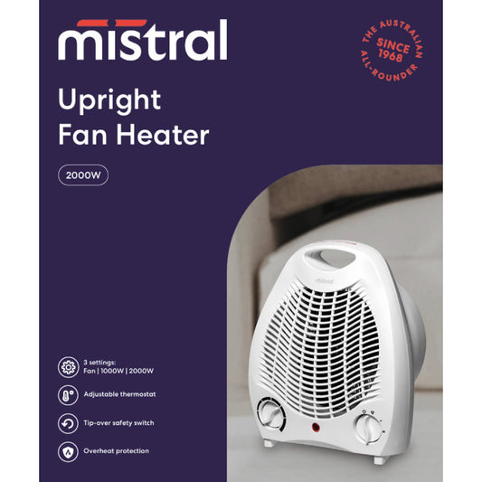 Mistral Upright Fan Heater Each