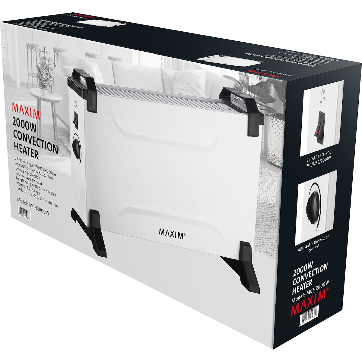 Maxim 2000w Convection Heater Each
