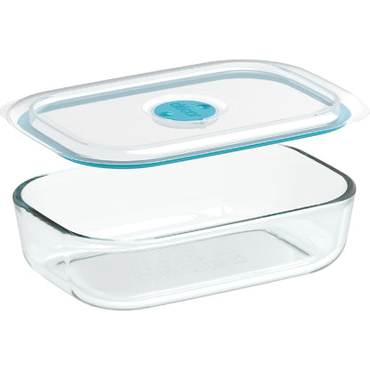 Decor Vent & Seal Glass Container 800ml Each