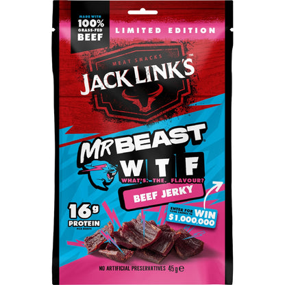 Jack Links Mr Beast Beef Jerky Pink Whats The Flavour 45g