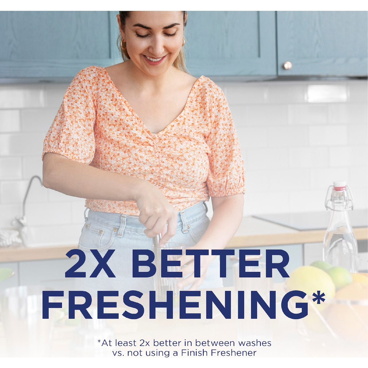 Finish Dishwasher Freshener Lemon & Lime Each