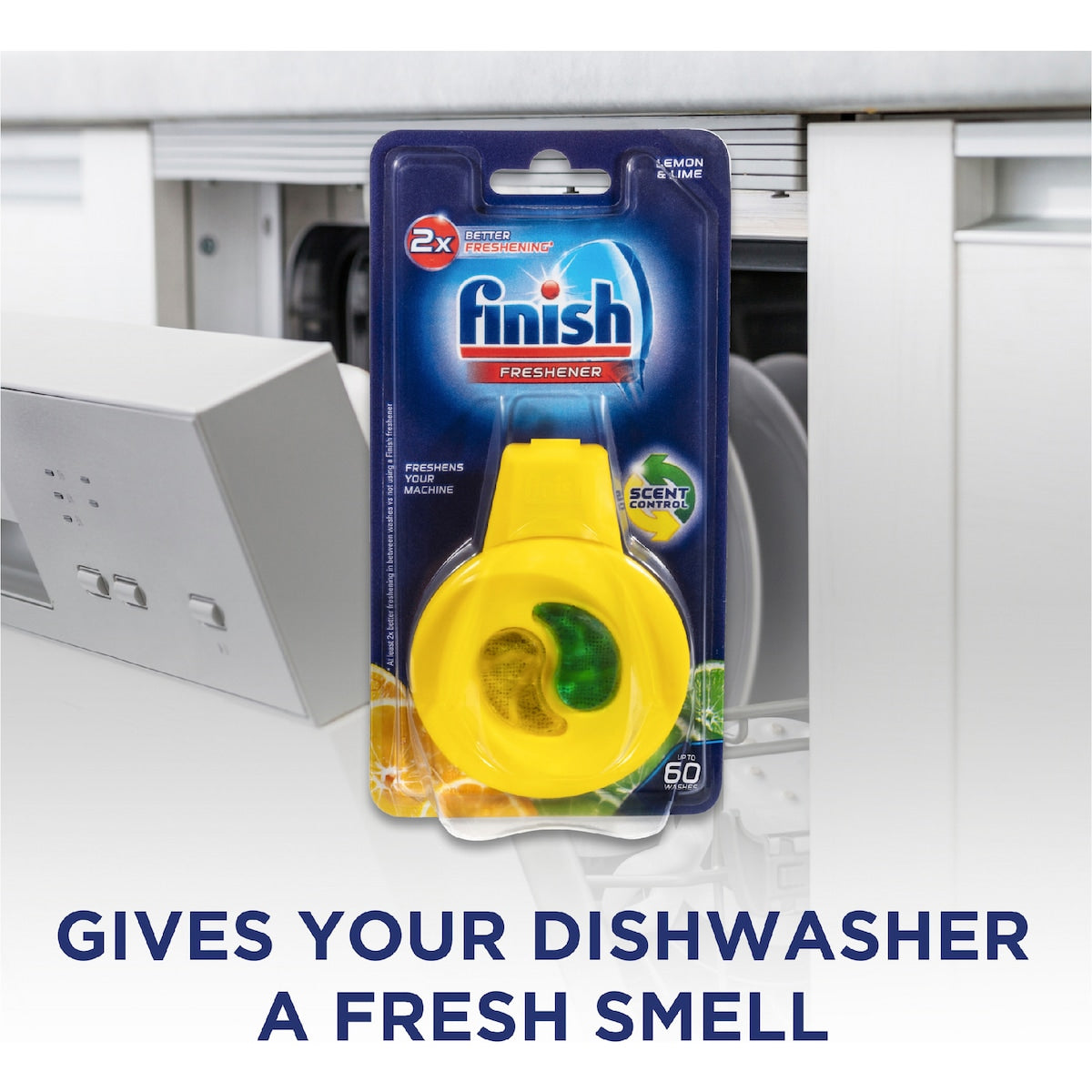 Finish Dishwasher Freshener Lemon & Lime Each