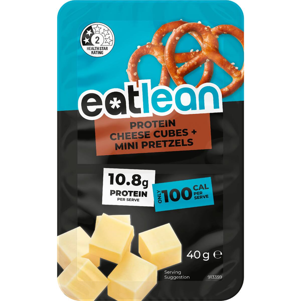Eat Lean Protein Cheese Cubes & Mini Pretzels 40g