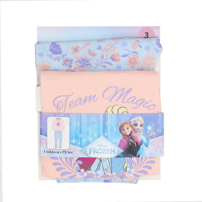 Girls Frozen Knit Pyjamas Size 3 Each
