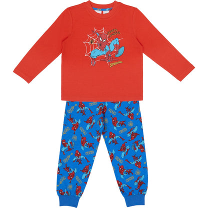 Boys Spiderman Knit Pyjamas Size 3 Each