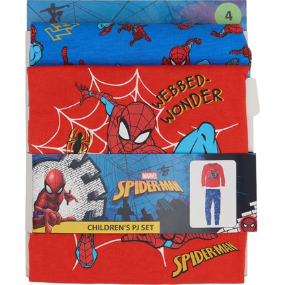 Boys Spiderman Knit Pyjamas Size 4 Each