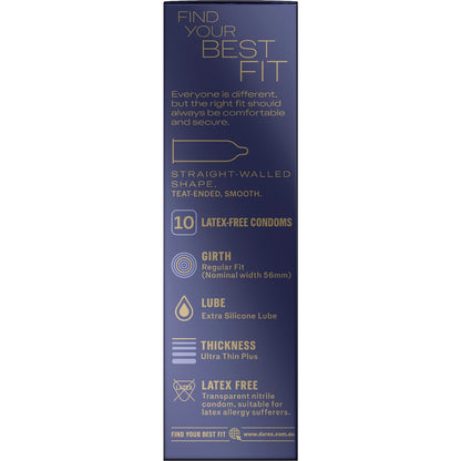 Durex Intense Body-heat Condoms Regular 10 Pack
