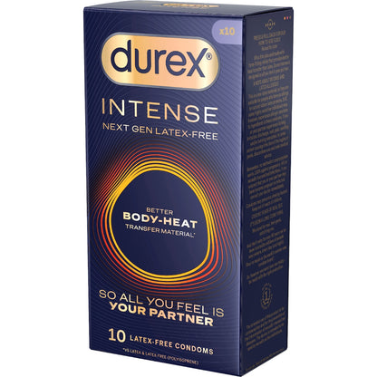 Durex Intense Body-heat Condoms Regular 10 Pack