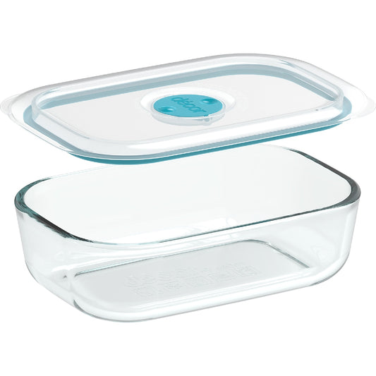Decor Vent & Seal Glass Container 650ml Each