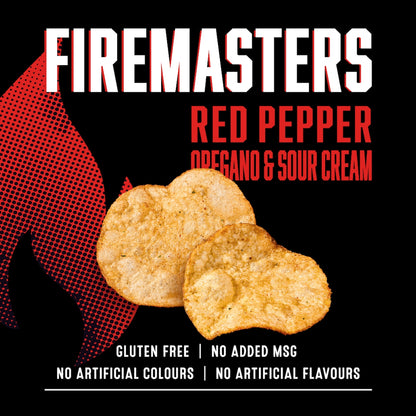 Kettle Firemasters Red Pepper & Sour Cream Potato Chips 150g