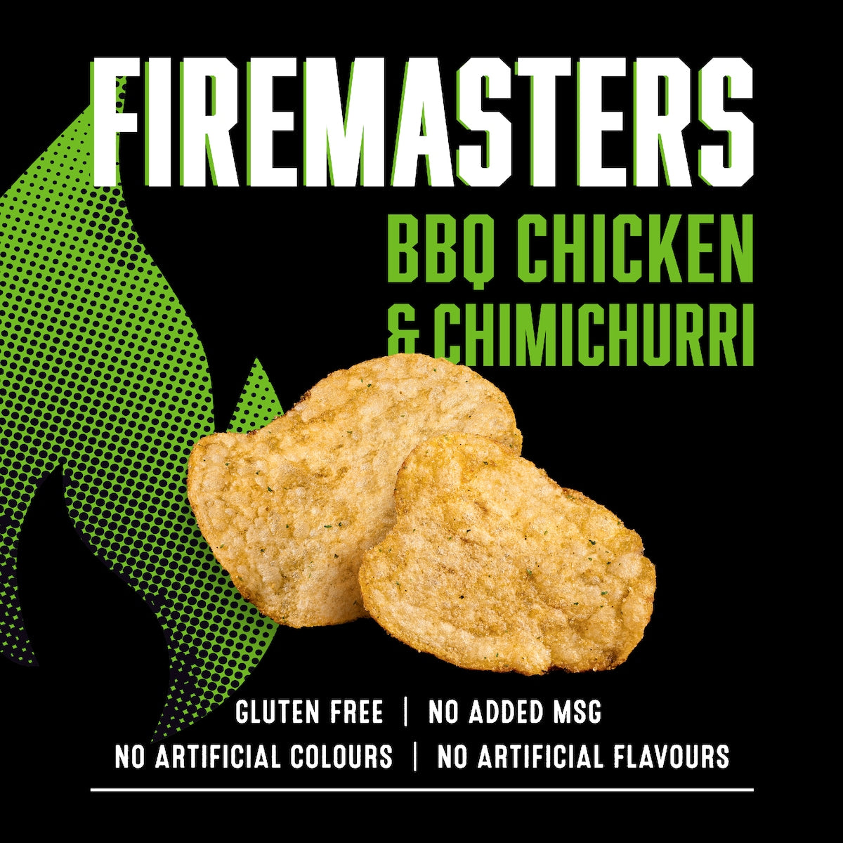 Kettle Firemasters Bbq Chicken & Chimichurri Potato Chips 150g